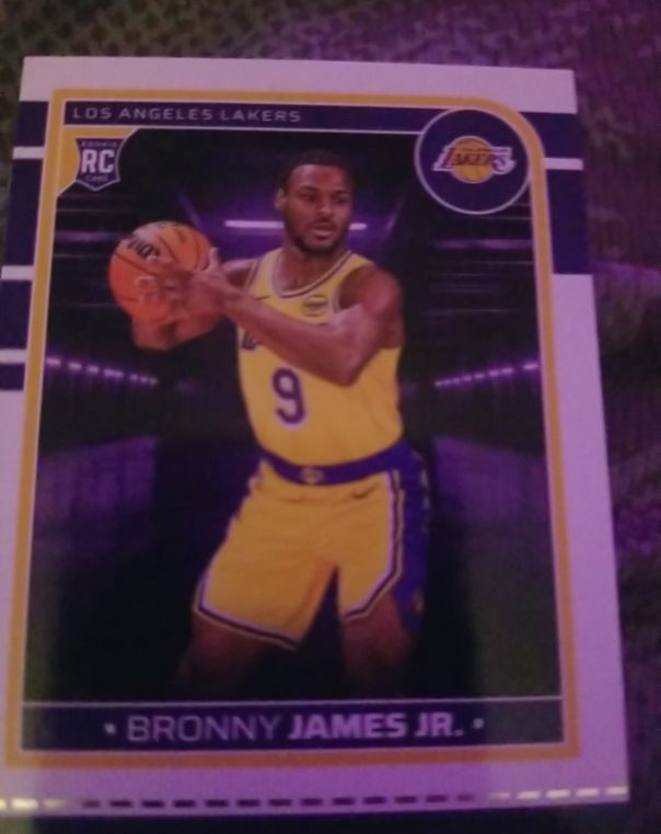 2024-25 Panini NBA Hoops #280 Bronny James Jr. — front