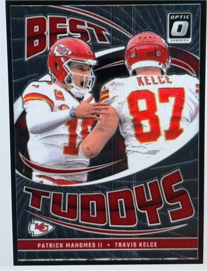 2024 Donruss Optic #16 Patrick Mahomes II / Travis Kelce Best Tuddys — front