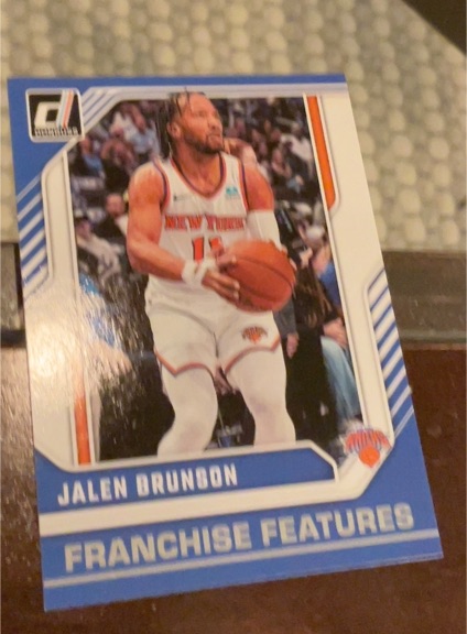 2024-25 Panini Donruss #8 Jalen Brunson Franchise Features — front