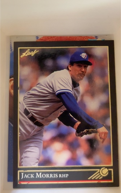 1992 Leaf #301 Jack Morris — front