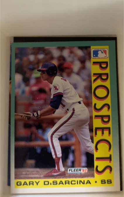1992 Fleer #664 Gary DiSarcina — front