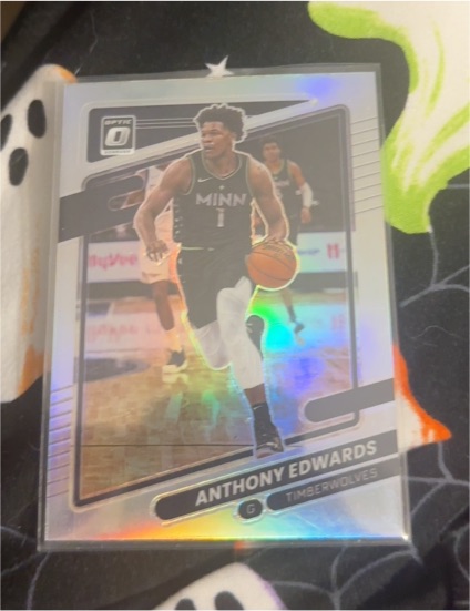 2021-22 Panini Donruss Optic #83 Anthony Edwards — front