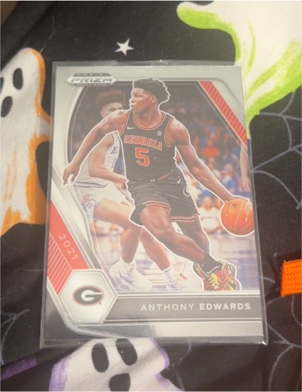 2021 Panini Prizm Draft Picks #65 Anthony Edwards — front