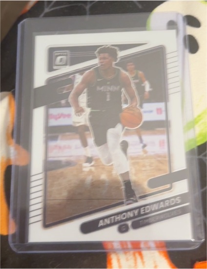 2021-22 Panini Donruss Optic #83 Anthony Edwards — front