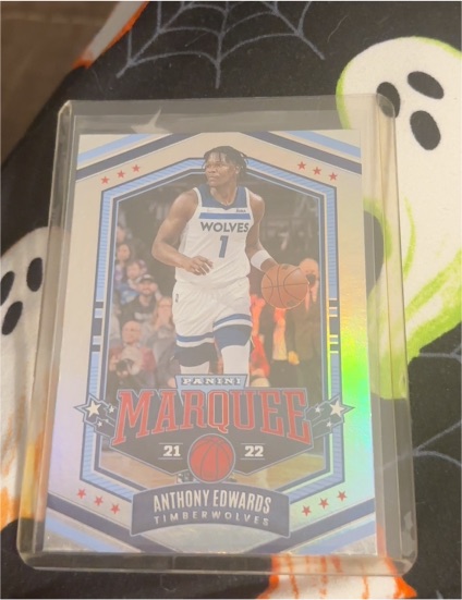 2021-22 Panini Chronicles Marquee #355 Anthony Edwards — front