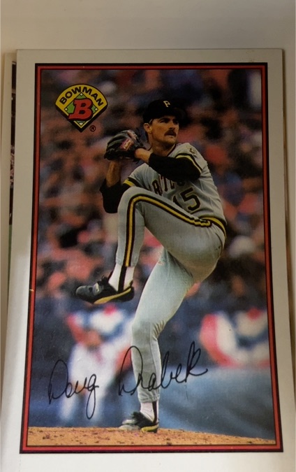 1989 Bowman #416 Doug Drabek — front