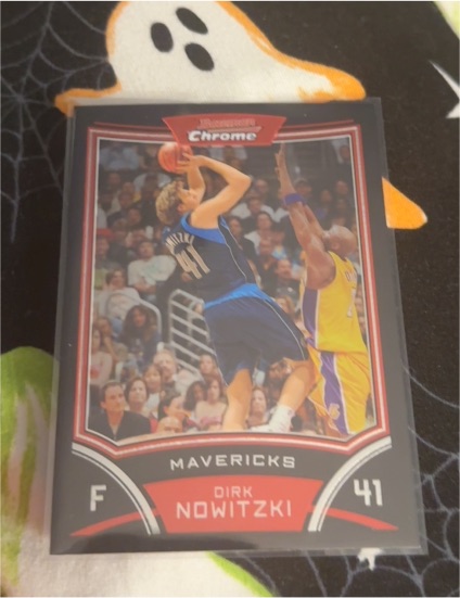 2008-09 Bowman Chrome #41 Dirk Nowitzki — front