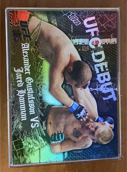 2010 Topps UFC Main Event #128 Alexander Gustafsson vs Jared Hamman — front