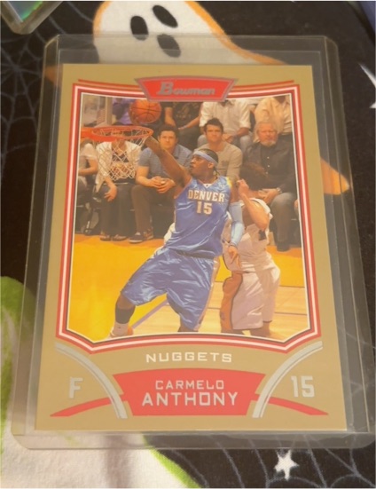 2008-09 Bowman #15 Carmelo Anthony — front