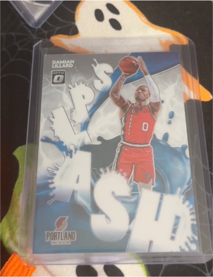 2020-21 Panini Donruss Optic #5 Damian Lillard Splash — front
