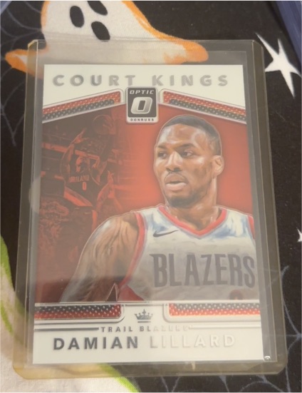 2017-18 Donruss Optic Court Kings #33 Damian Lillard — front