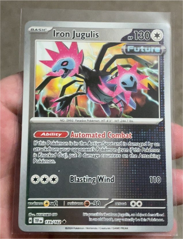 2024 Pokemon SV05: Temporal Forces #139 Iron Jugulis — front