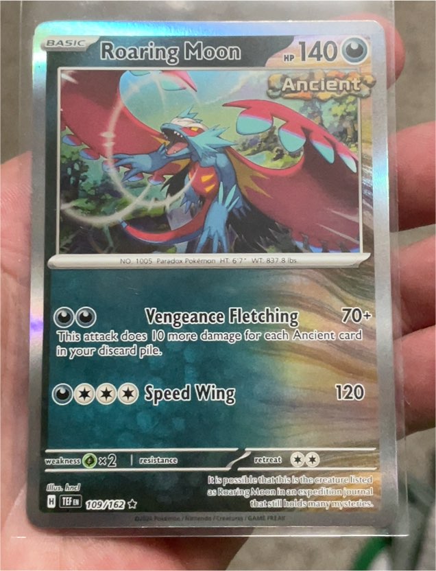 2022 Pokémon SV05: Temporal Forces #109 Roaring Moon — front