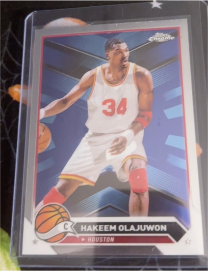 2023 Topps Chrome #52 Hakeem Olajuwon — front