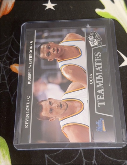 2008 Press Pass #56 Kevin Love Russell Westbrook UCLA Teammates Rookie Card — front