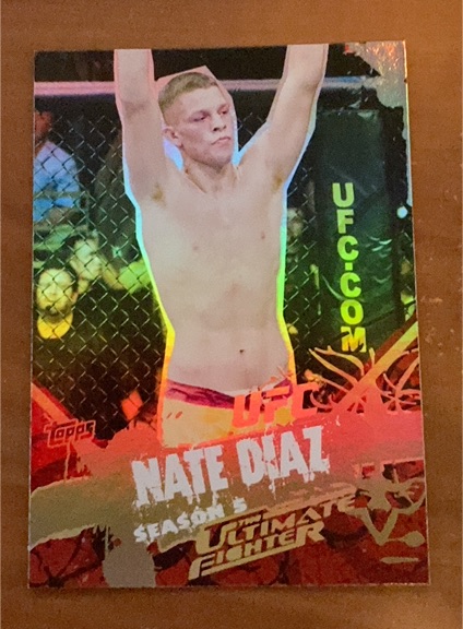 2010 Topps UFC Main Event The Ultimate Fighter #TT25 Nate Diaz — front