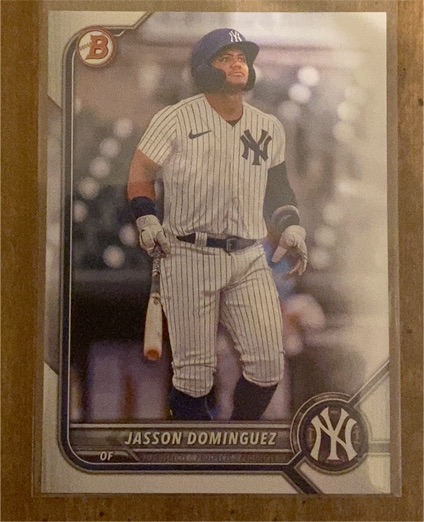 2022 Bowman Draft #BD-75 Jasson Dominguez — front