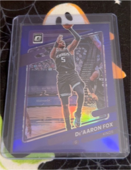 2021-22 Panini Donruss Optic #85 De'Aaron Fox — front