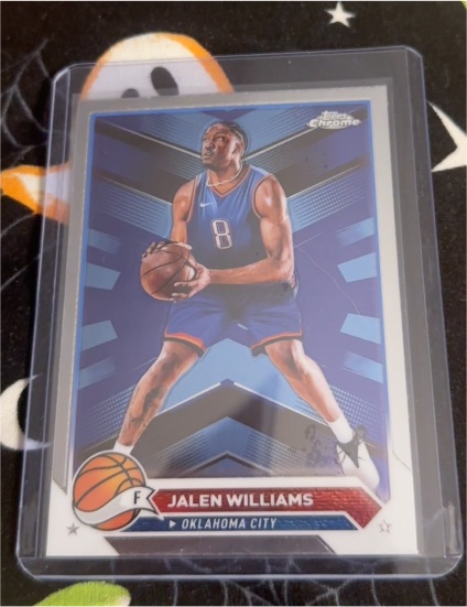 2023-24 Topps Chrome #184 Jalen Williams — front