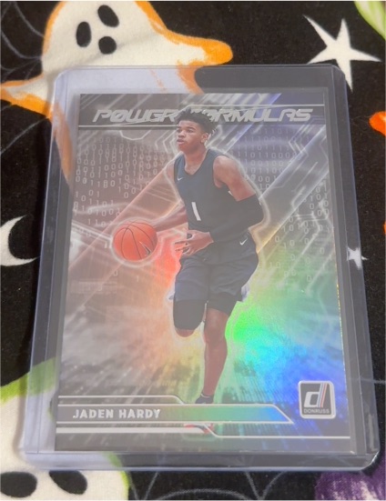 2022-23 Panini Chronicles Draft Picks Donruss Power Formulas #PF-JHA Jaden Hardy — front