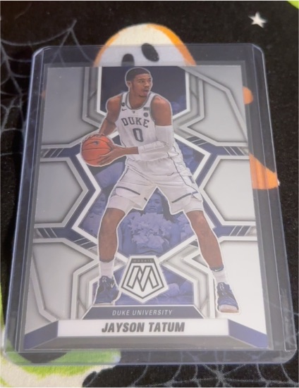 2022 Panini Chronicles Draft Picks Mosaic #23 Jayson Tatum Duke — front