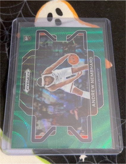 2022 Panini Prizm Draft Picks Andrew Nembhard Green Wave Prizm — front