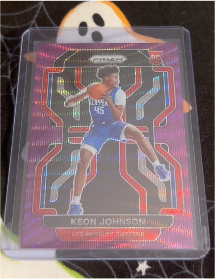 2021-22 Panini Prizm #326 Keon Johnson — front