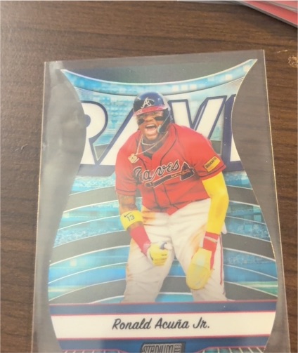 2024 Topps Stadium Club Triumvirates #TRI-11 Ronald Acuña Jr. — front