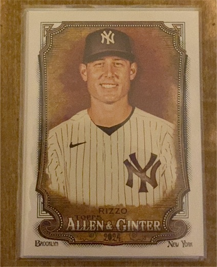 2024 Topps Allen & Ginter #138 Anthony Rizzo — front