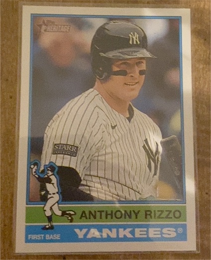 2025 Topps Heritage #302 Anthony Rizzo — front