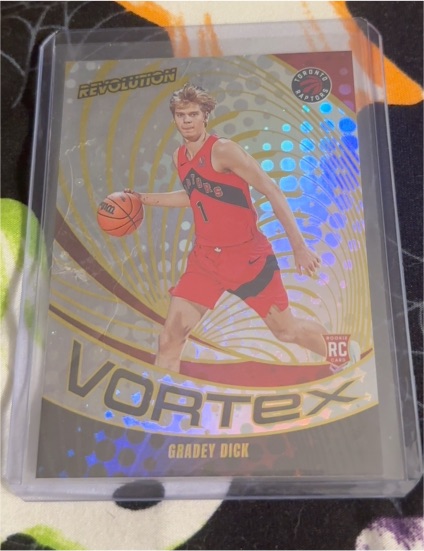 2023-24 Panini Revolution #5 Gradey Dick Vortex Rookie — front