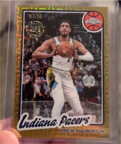 2025-26 Topps #TC-TH Tyrese Haliburton — front