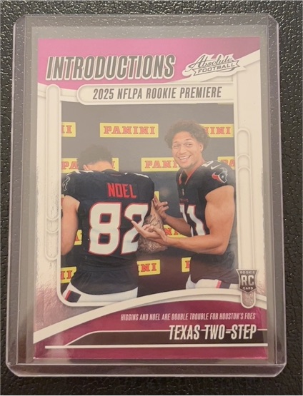 2025 Panini Absolute #I-JNL Jaylin Noel & Jayden Higgins Rookie Introductions — front