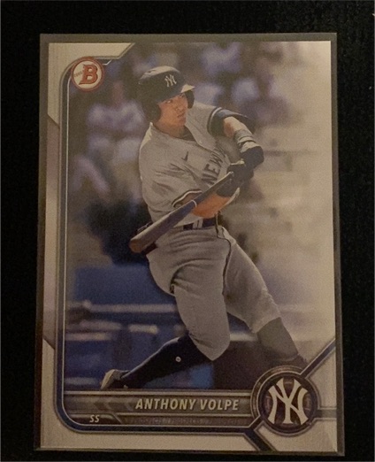 2022 Bowman Draft #BD-68 Anthony Volpe — front
