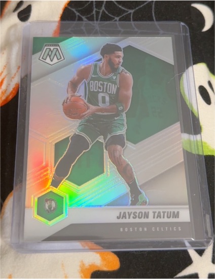 2020-21 Panini Mosaic #107 Jayson Tatum — front