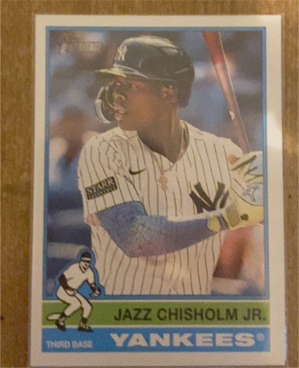 2025 Topps Heritage #33 Jazz Chisholm Jr. — front