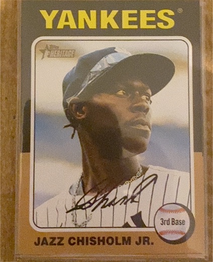 2024 Topps Heritage High Number #523 Jazz Chisholm Jr. — front