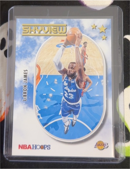2021-22 Panini NBA Hoops Skyview #3 LeBron James — front