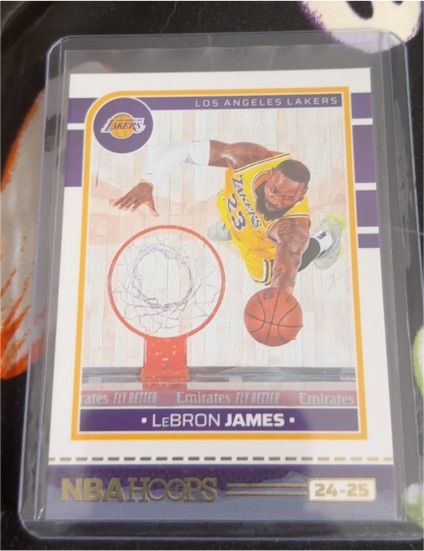 2024-25 Panini NBA Hoops #18 LeBron James — front