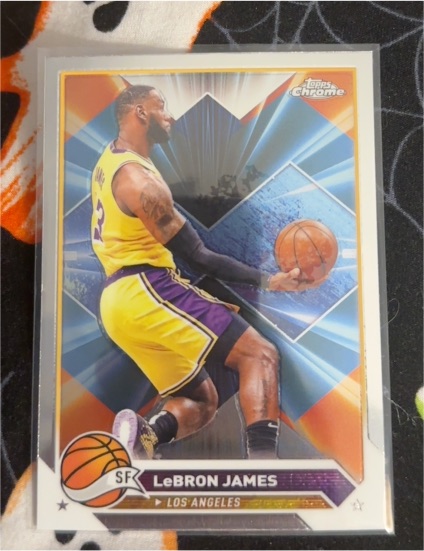 2023-24 Topps Chrome #23 LeBron James — front