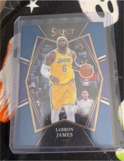 2021-22 Panini Select #195 LeBron James — front