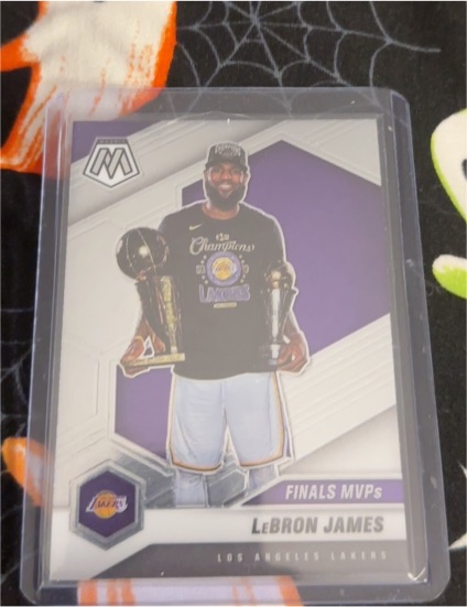 2020-21 Panini Mosaic Finals MVP #297 LeBron James — front