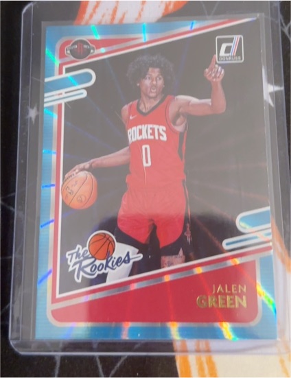 2021-22 Donruss #2 Jalen Green The Rookies — front