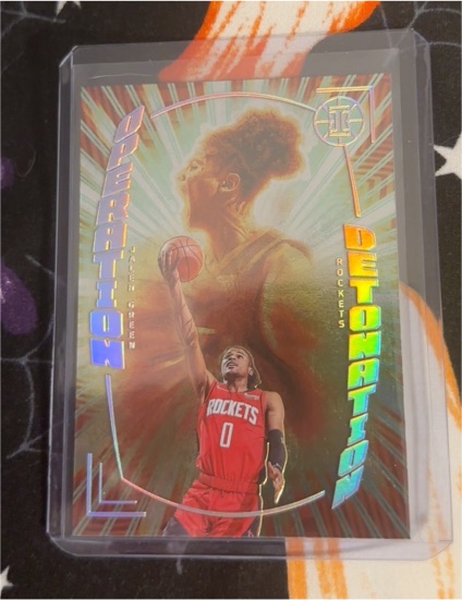 2021-22 Panini Illusions #18 Jalen Green Operation Detonation — front