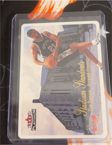 2001-02 Fleer Platinum Stadium Standouts #11SS Tim Duncan — front