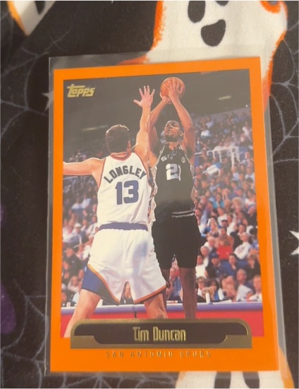 1999-00 Topps #121 Tim Duncan — front