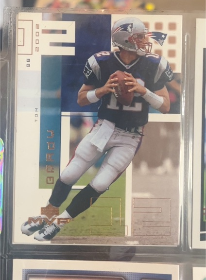 2002 Upper Deck MVP #137 Tom Brady — front