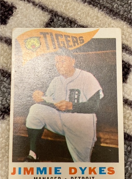 1960 Topps #214 Jimmie Dykes — front