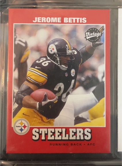 2001 Upper Deck Vintage #134 Jerome Bettis — front