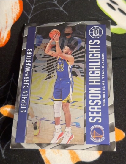 2020-21 Panini Illusions Season Highlights #25 Stephen Curry — front